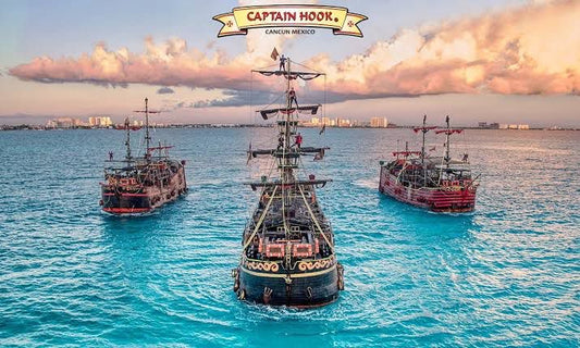 Capitán Hook Cancún: Cena y Espectáculo Pirata en el Caribe Mexicano